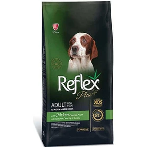 Reflex Plus Orta ve Büyük Irk Tavuk Etli Köpek Maması 15 kg