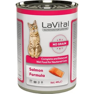 La Vital Lavital Sterilised Tahılsız Somonlu Kısır Kedi Konservesi 400 gr