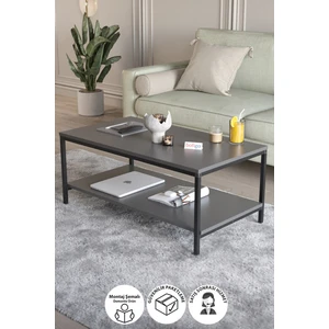 Orta Sehpa Yan Sehpa Dekoratif Sehpa Metal Sehpa Athena Antrasit