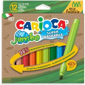 Jumbo Eco Family 12’li Yıkanabilir Jumbo Keçeli Kalem 43461