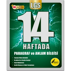 14 Haftada Lgs Paragraf ve Anlam Bilgisi