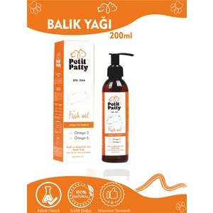 Petit Patty Balık Yağı 200ml & Kediler Için Biotinli Damla 50ml