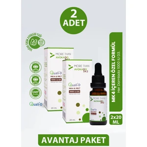 Asfstore More Than Avokado D3K2 20 ml 2 Adet