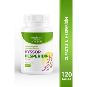 Wooggs Vital Hyssop Zufaotu ve Hesperidin İçeren Takviye Edici 120 Tablet