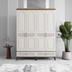 Libra 4 Kapaklı Çekmeceli Gardırop Tamamı Mdf (Aytaşı)