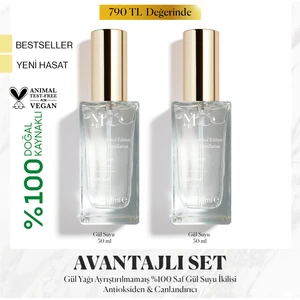 Limited Edition Saf Gül Suyu 50 ml 2'li Set
