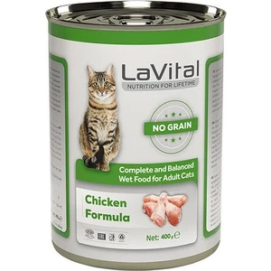 La Vital  Adult Tahılsız Tavuklu Yetiskin Kedi Konservesi 400gr