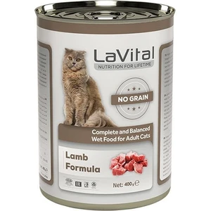 Lavital Adult Tahılsız Kuzu Etli Yetiskin Kedi Konservesi 400 Gr