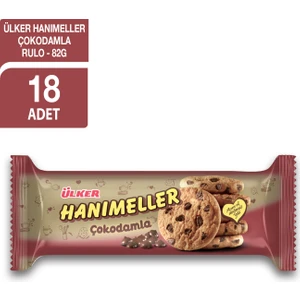 Hanımeller Çokodamla Bisküvi 82 gr x 18'li