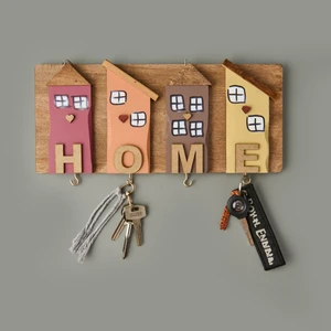 Deco Home Duvar Askısı - Renkli - 35X15 cm