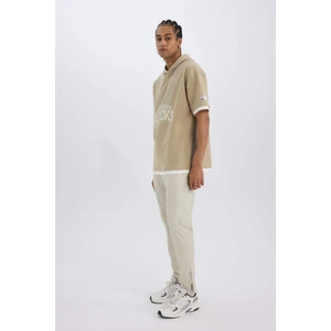 DeFactoFit Esnek Kumaş Sporcu Jogger Eşofman Altı Slim Fit Dar Kesim Dokuma Üç Cepli Fermuarlı Paça B2780AX25SP