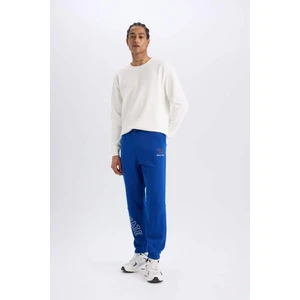 DeFactoFit Kalın Jogger Eşofman Altı NBA Golden State Warriors Standart Fit Beli Bağcıklı Cepli D3221AX24WN