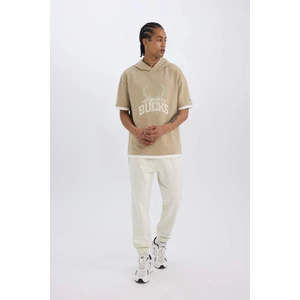 DeFactoFit Sporcu Jogger Eşofman Altı Standart Fit Basic Düz Cepli Beli Paçası Lastikli D3742AX24WN