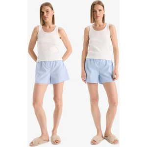 Regular Fit Poplin 2'li Alt-Fall in Love E4342AX25SM