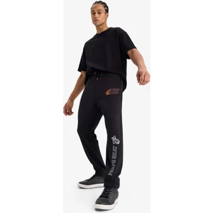 DeFactoFit NBA Miami Heat Kalın Jogger Eşofman Altı Standart Fit Cepli Esnek Bantlı Paça