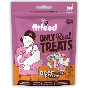 Freeze-Dried Çiğ Dana Ciğer&havuç Kedi Ödül Maması 40G