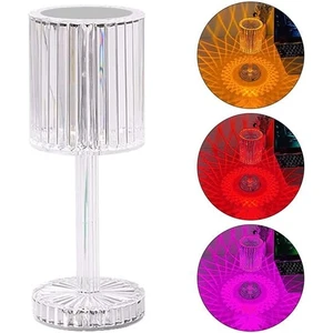 Powermaster HA-1788 Dekoratif Rgb Led'li Ambiyans Masa Gece Lambası Şarjlı Dokunmatik Tuşlu