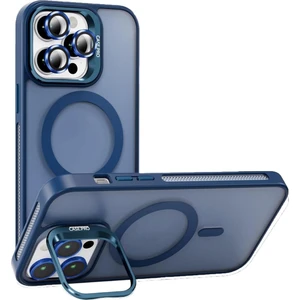 Apple Iphone 15 Pro Max Uyumlu Kılıf Standlı Mat Magsafe Metal Tuş Kamera Lens Hediyeli Nevada Case