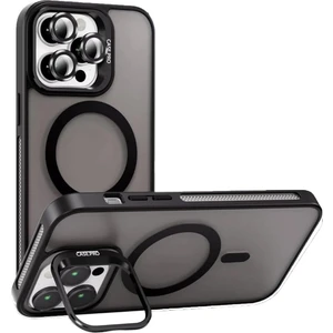 Apple Iphone 15 Pro Max Uyumlu Kılıf Standlı Mat Magsafe Metal Tuş Kamera Lens Hediyeli Nevada Case