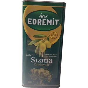 Edremit  Naturel Sızma Soğuk Sıkım Zeytinyağı 5kg