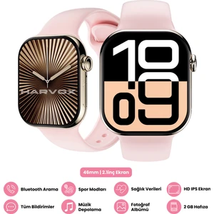Watch 10 Pro+ Akıllı Saat Apple iPhone ve Android Tüm Telefonlara Uyumlu