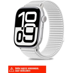 Nezih Case Watch 5/6/7/8/9/10/se/ultra/ultra2 44/45/49mm / Seri 10 46 / Seri 11 46mm Uyumlu Hasır Örgü Kordon