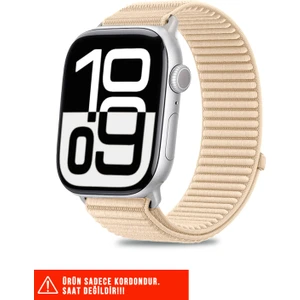 Nezih Case Watch 5/6/7/8/9/10/se/ultra/ultra2 44/45/49mm / Seri 10 46 / Seri 11 46mm Uyumlu Hasır Örgü Kordon