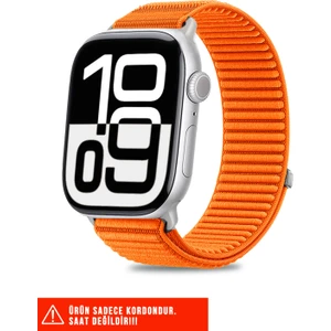 Apple Watch 4/5/6/7/8/9/10/se/ultra/ultra2 44MM/45MM/49MM ve Seri 10 46MM Uyumlu Hasır Örgü Kordon