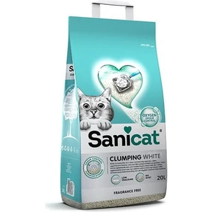 Clumping White Oksijen Kontrol Kedi Kumu 20 Lt