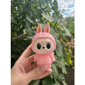 ACK 3D Labubu Figür 13 cm - Açık Pembe