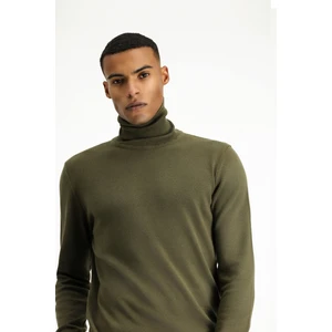 Balıkçı Yaka Regular Fit Pamuklu Triko Kazak