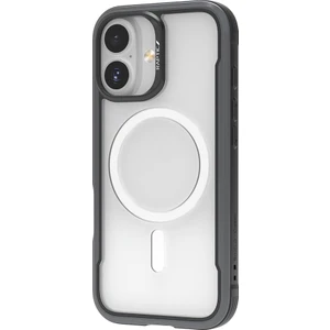 iPhone 17 Uyumlu Kılıf M-Safe Şarjlı Airbagli Raptic Shield Serisi Şeffaf Arka Yüzey Kapak Siyah