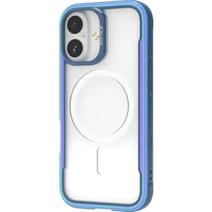 iPhone 17 Uyumlu Kılıf M-Safe Şarjlı Airbagli Raptic Shield Serisi Şeffaf Arka Yüzey Kapak Colorful