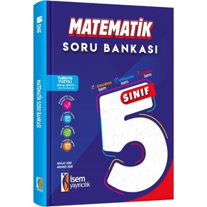 Isem Yayıncılık 5.sınıf Matematik Soru Bankası