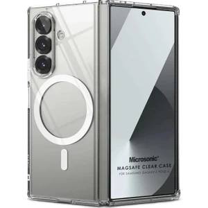 Samsung Galaxy Z Fold 6 Kılıf Magsafe Clear Soft Şeffaf