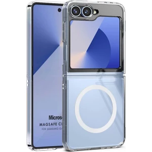 Samsung Galaxy Z Flip 6 Kılıf Magsafe Clear Soft Şeffaf