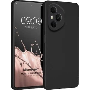 Matte Silicone Honor 400 Pro Kılıf Siyah