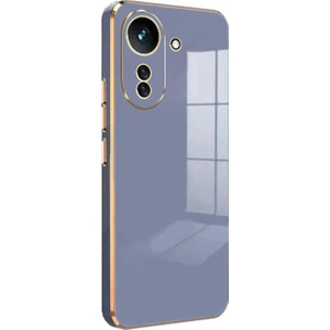 Xiaomi Poco C65 Kılıf Olive Plated Lavanta Grisi