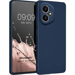 Matte Silicone Honor 400 Kılıf Lacivert