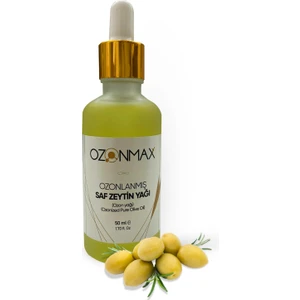 Ozon Yağı 50 ml (Ozonlanmış Saf Zeytin Yağı), Soğuk Sıkım, %100 Saf Ve Doğal Bakım,