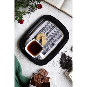 EE171-T9 City Desenli Oval Tepsi 24X31 cm