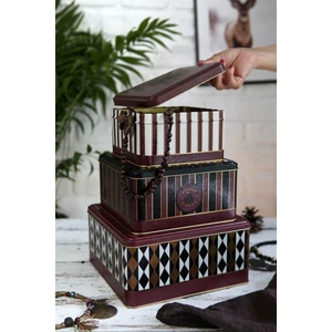 Kare Saklama Kabı 3 Lü Set, Circus