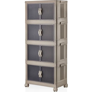 Katlanabilir Modüler Dolap 4 Katlı 54 cm x 31,7 cm x 127 cm