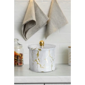 EF142-51 Metal Yuvarlak Kutu 140 x 125 mm Topuz Kulplu 2.1 lt