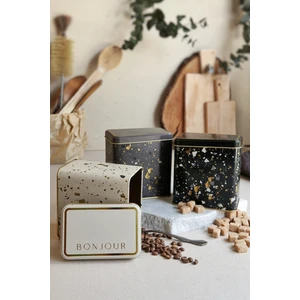 Dikdörtgen Saklama Kabı 80X120 3 Lü Set, Terrazo