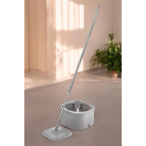 Cool Mop Prime Kare Temizlik Mopu Mikrofiber Başlıklı Ergonomik Tasarım 1 Adet Gri