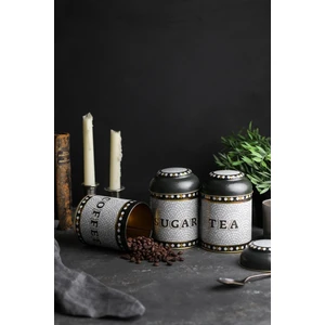 ERB05U1 Silindir Metal Saklama Kabı Ø90 3 Lü Set, Mosaic