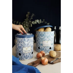 ERB23T6 Patates-Soğan Saklama Kabı 2 Li Set, Azulejos