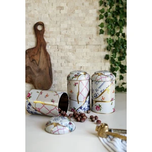 ERB04U5 Silindir Saklama Kabı Ø105 3 Lü Set, Kint Sugi