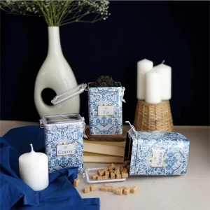 ERB21T0 Dikdörtgen Kilitli Saklama Kabı 75X100X150 3 Lü Set, Azulejos Tcs